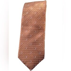 NWT Calvin Klein Mens Copper Silk Tie